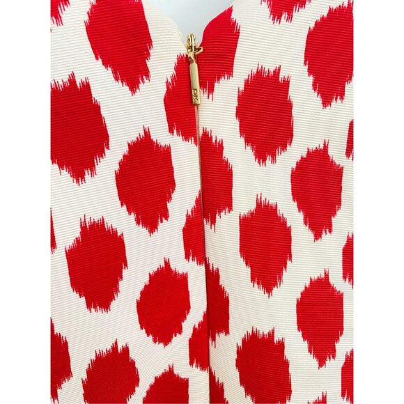 Donna Karan Sleeveless V Neck Fit And Flare Dress Sz 8 - Picture 4 of 7